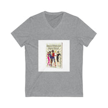 Load image into Gallery viewer, RWRT Unisex Jersey Short Sleeve V-Neck Tee